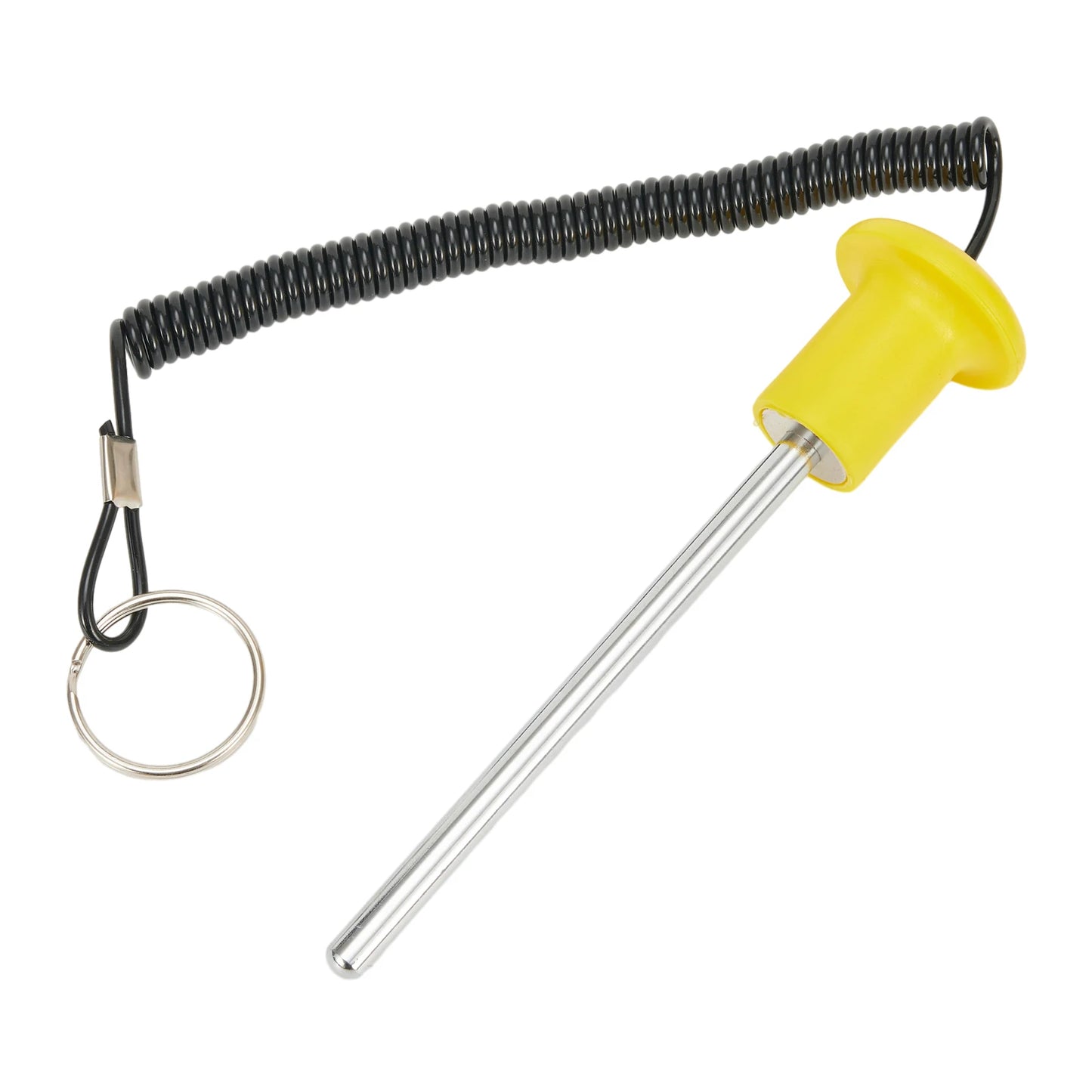 1pc Fitness Magnetic Pins M8/M10 80/105/125mm Weight Stack Pin With Steel Wire Lanyard Gym Equipment Bolts Replacement Accessori