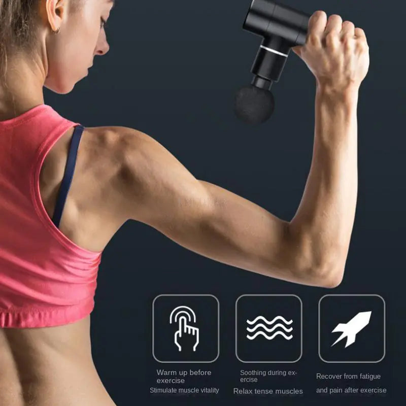 Portable Mini Silent Massage Gun for Muscle Relief